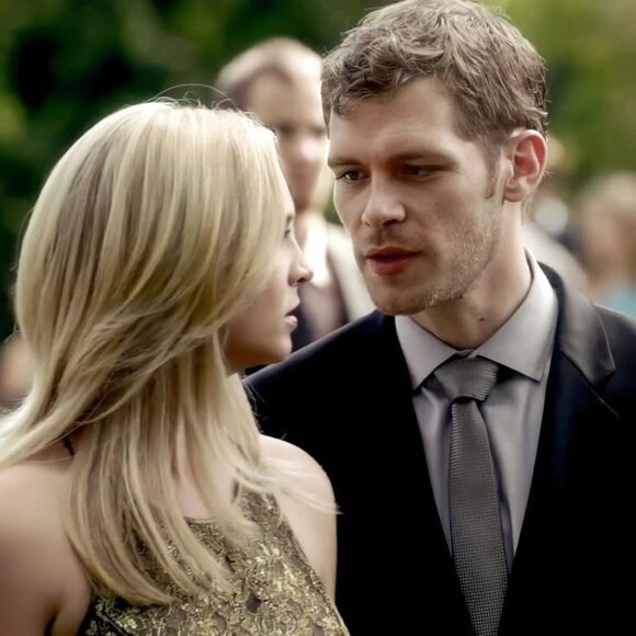 ASO CAROLINE FORBES THE VAMPIRE DIARIES TVD Dress Gold Lace Dress RARE - Picture 4 of 12